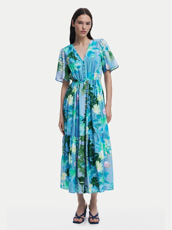 DESIGUAL Рокля тип риза Nancy 25SWVW18 Regular Fit