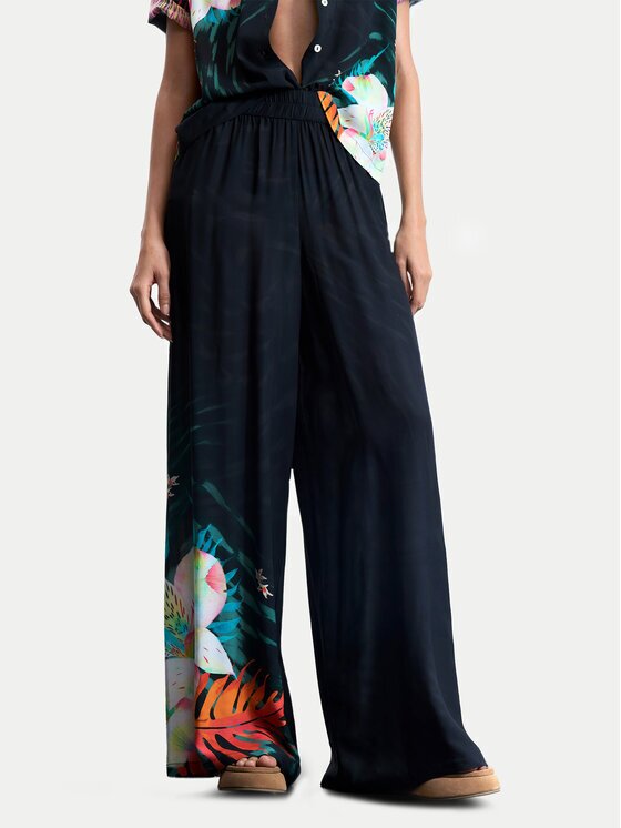 DESIGUAL Текстилни панталони Daikiri 26SWPW52 Regular Fit