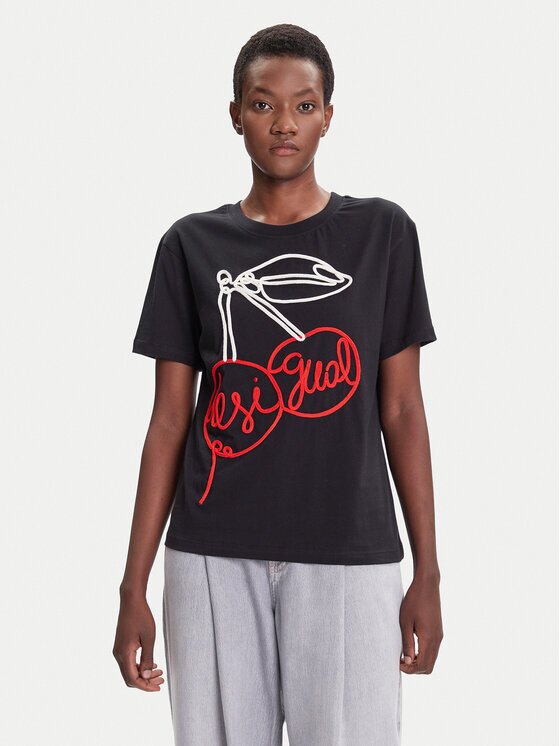 DESIGUAL Тишърт Berlin 25WWTK51 Regular Fit