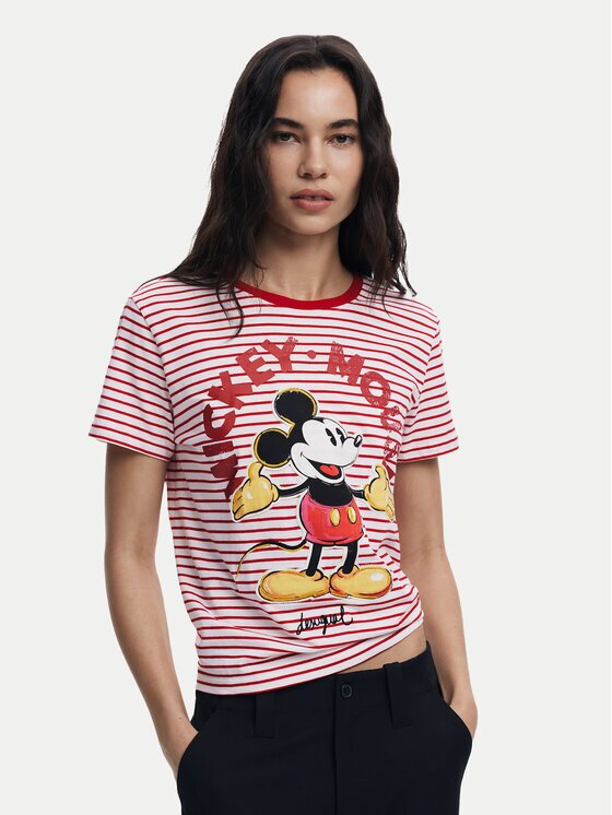 DESIGUAL Тишърт Mickey 25SWTKAI Regular Fit