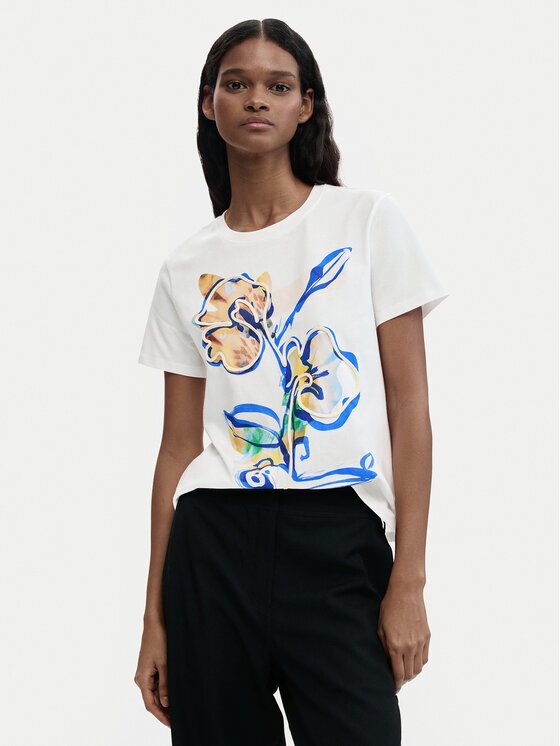 DESIGUAL Тишърт Zurich 26SWTK38 Regular Fit