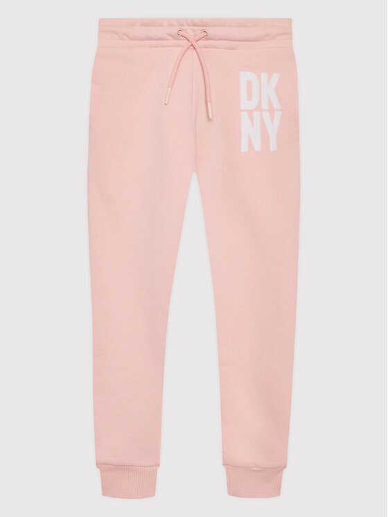 DKNY Долнище анцуг D34A70 S Розов Regular Fit
