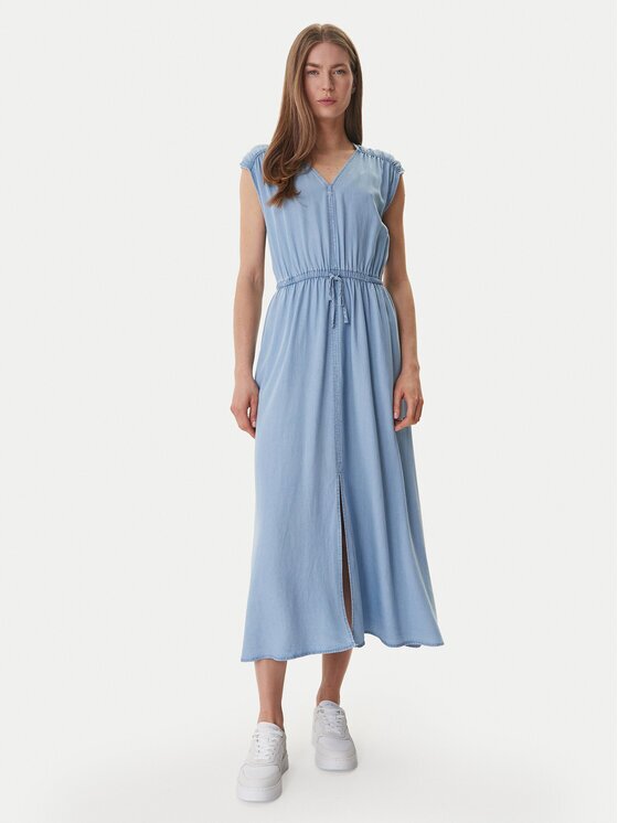 DKNY Ежедневна рокля DJ6D9183 Светлосиньо Relaxed Fit