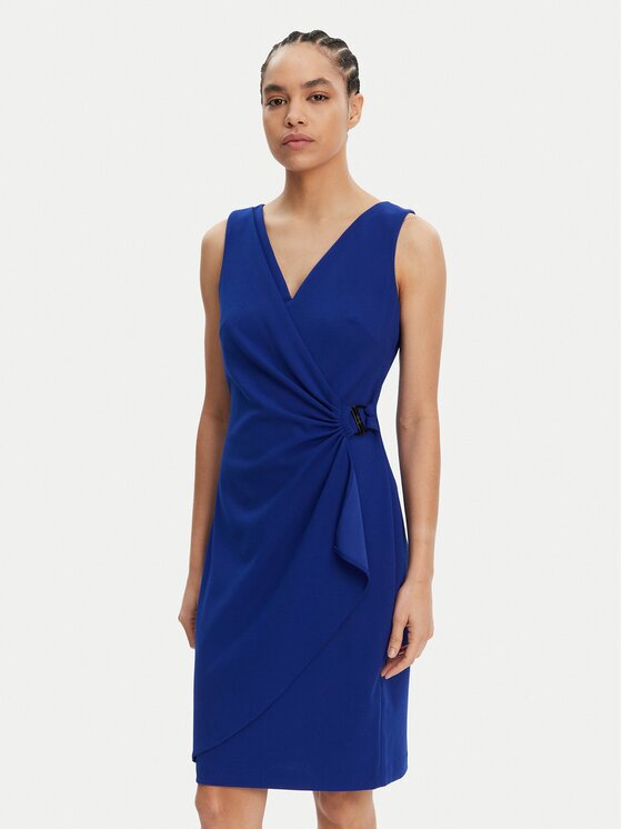 DKNY Коктейлна рокля DD5ACH15 Slim Fit