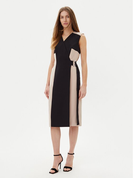 DKNY Коктейлна рокля DD5N1H61 Slim Fit
