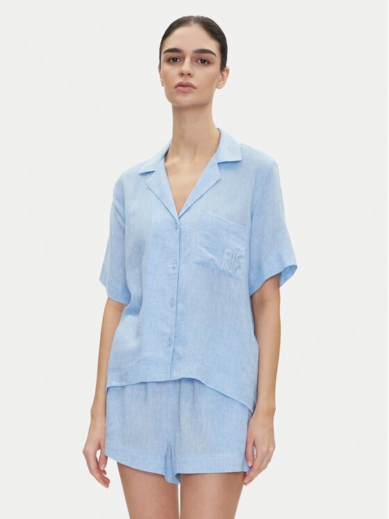 DKNY Пижама YI90054 Светлосиньо Regular Fit