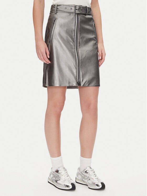 DKNY Пола от имитация на кожа P4JN6XIM Regular Fit