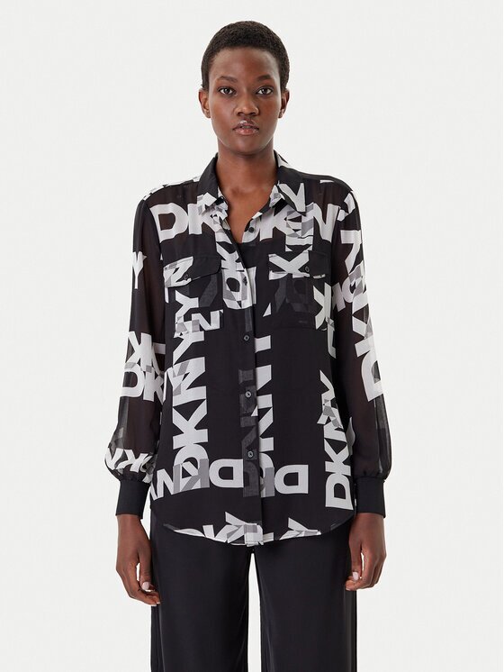 DKNY Риза P4RA6FXZ Regular Fit