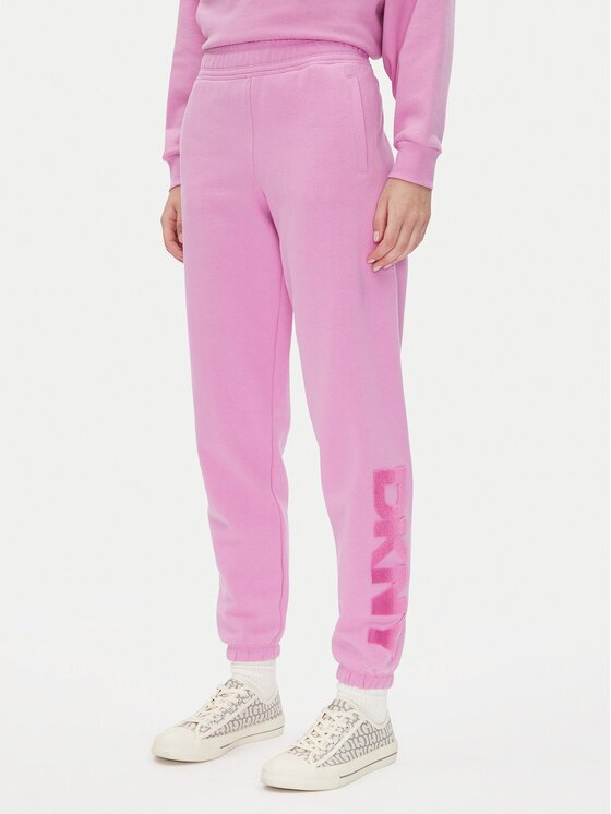 DKNY Sport Долнище анцуг DP5P3585 Светлосиньо Regular Fit