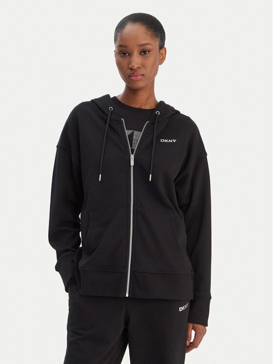 DKNY Sport Суитшърт DP6J9665 Светлосиньо Regular Fit