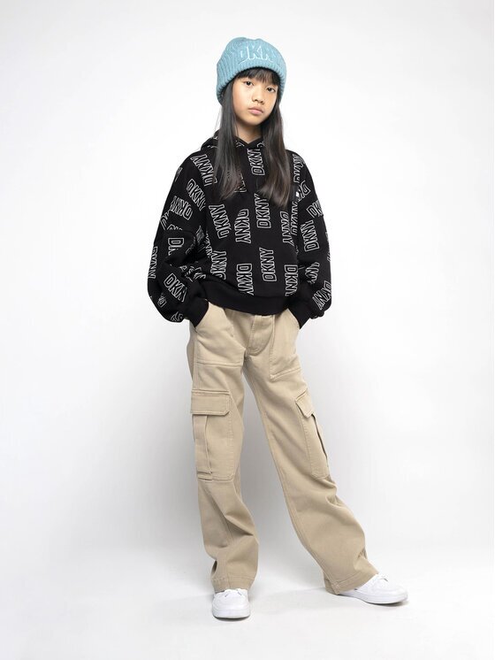DKNY Суитшърт D35T13 D Черен Regular Fit