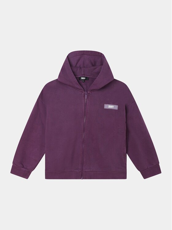 DKNY Суитшърт D55001 D Виолетов Regular Fit