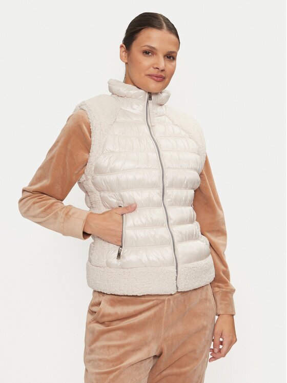 DKNY Жилетка за костюм DP4V3163 Екрю Regular Fit