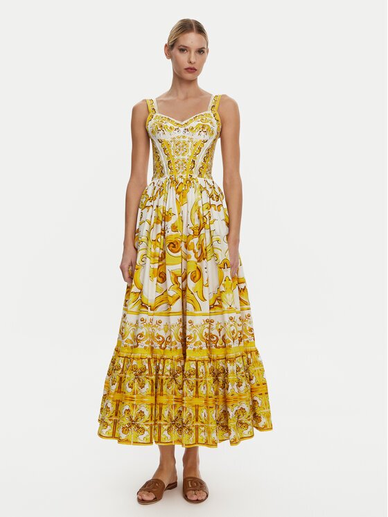 Dolce & Gabbana Лятна рокля F6AEIT HH5A1 Regular Fit