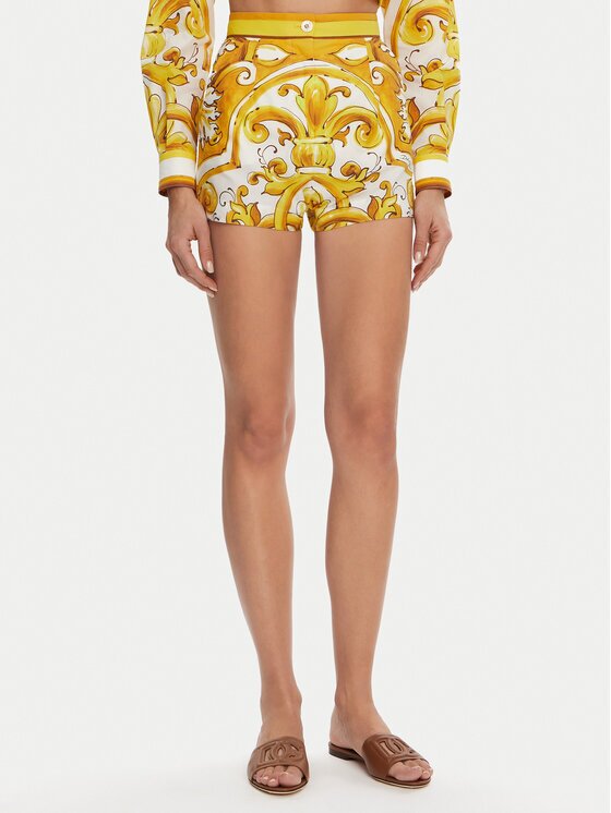 Dolce & Gabbana Шорти от плат FTBVIT FI5JV Regular Fit