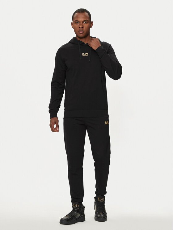 EA7 Emporio Armani Анцуг 8NPV64 PJVRZ 0208 Черен Regular Fit