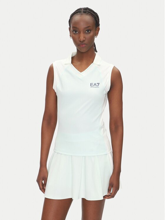 EA7 Emporio Armani Тениска от техническо трико 7W000200 AF13282 M9040 Regular Fit