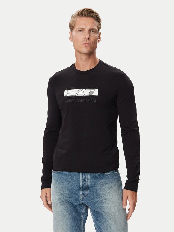 EA7 Emporio Armani Тениска с дълъг ръкав 7M002417 AF10373 M8011 Slim Fit