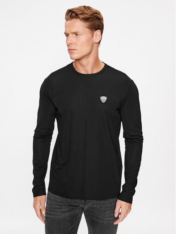 EA7 Emporio Armani Тениска с дълъг ръкав 8NPT17 PJRGZ 1200 Regular Fit