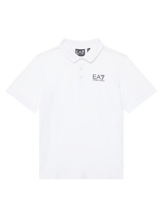 EA7 Emporio Armani Тениска с яка и копчета 7B000022 AF10378 UB102 Regular Fit