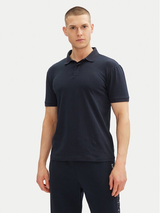 EA7 Emporio Armani Тениска с яка и копчета 7M000228 AF10373 U8109 Regular Fit