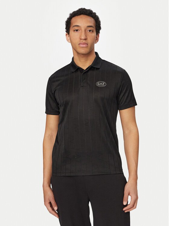EA7 Emporio Armani Тениска с яка и копчета 7M001287 AF22277 Regular Fit