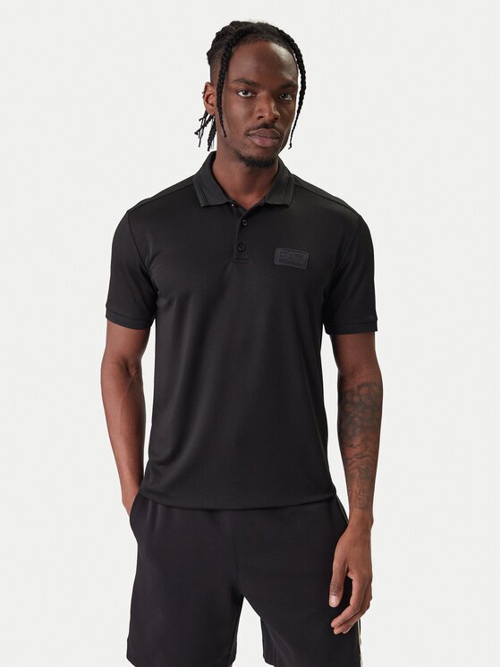 EA7 Emporio Armani Тениска с яка и копчета 7M001359 AF13862 U7260 Slim Fit