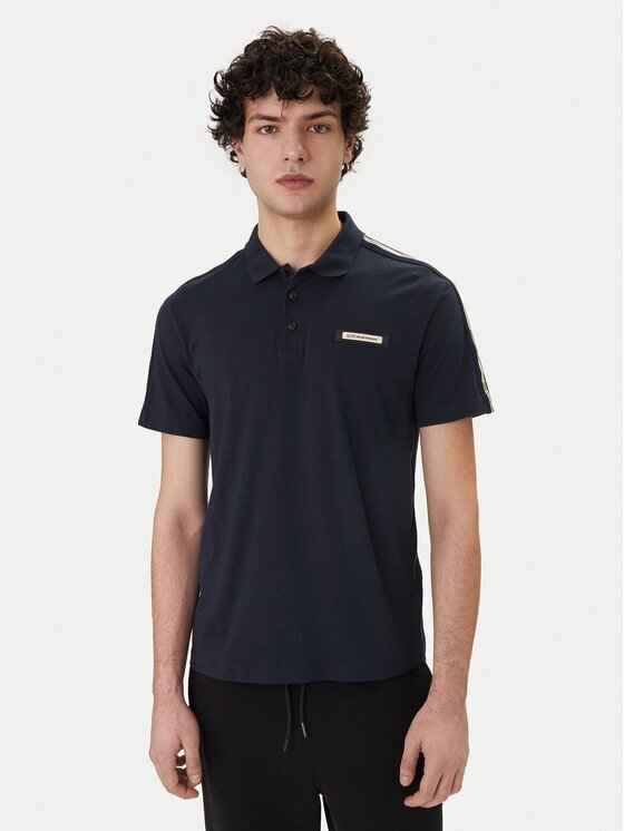 EA7 Emporio Armani Тениска с яка и копчета 7M001477 AF10375 U0002 Regular Fit
