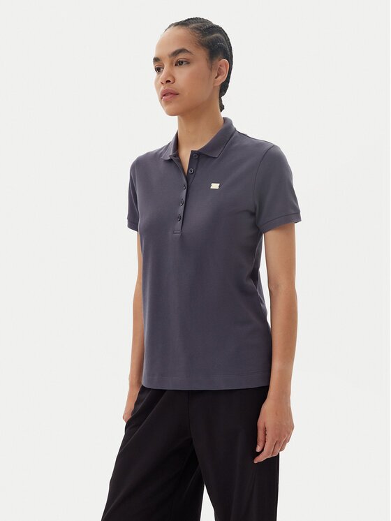 EA7 Emporio Armani Тениска с яка и копчета 7W000030 AF12450 U0002 Regular Fit