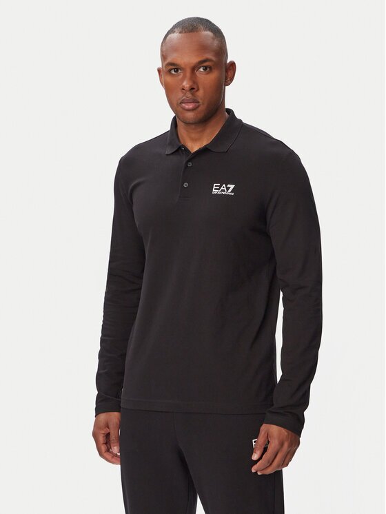 EA7 Emporio Armani Тениска с яка и копчета 8NPF17 PJVUZ MC004 Regular Fit