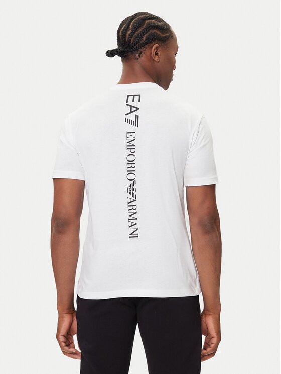 EA7 Emporio Armani Тишърт 7M000567 AF10375 M0003 Бял Regular Fit