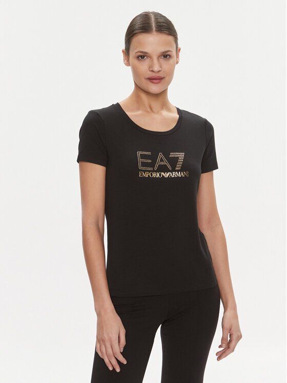 EA7 Emporio Armani Тишърт 8NTT67 TJDQZ 1200 Skinny Fit
