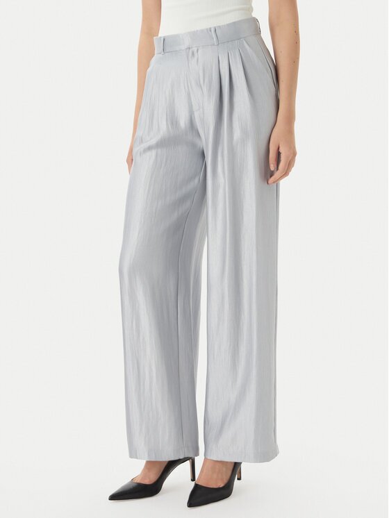 Eleh Текстилни панталони SS260403 Светлосиньо Relaxed Fit