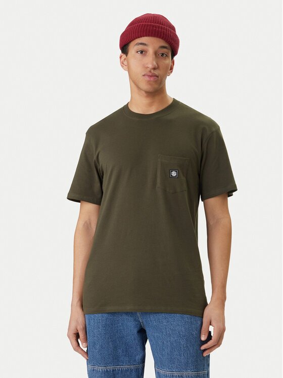 Element Тишърт Icon Label Pocket ELYKT00198 Regular Fit