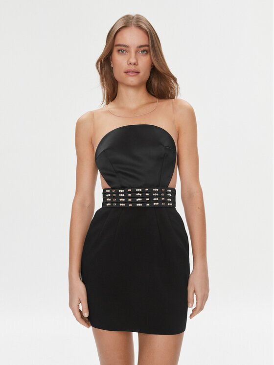 Elisabetta Franchi Коктейлна рокля AB-443-37E2-3681 Slim Fit