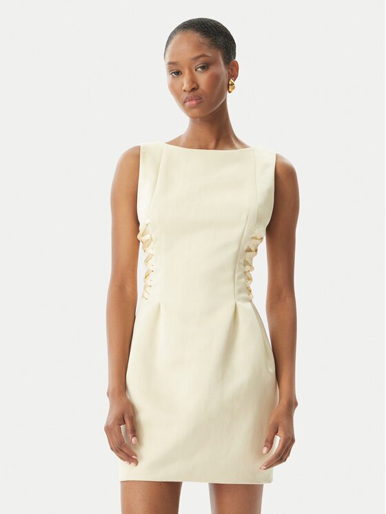 Elisabetta Franchi Коктейлна рокля AB-772-51E2-DC7 Slim Fit