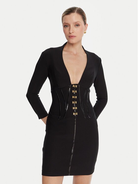 Elisabetta Franchi Коктейлна рокля AB-797-57E2-V590 Slim Fit