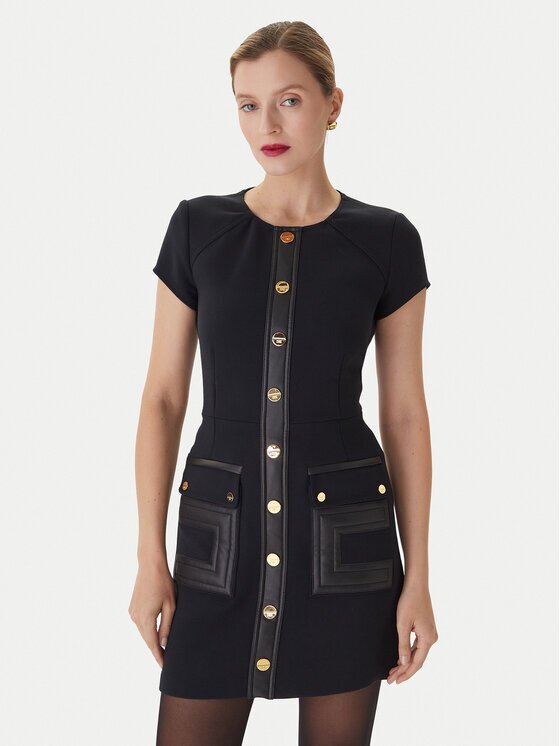 Elisabetta Franchi Коктейлна рокля AB-819-57E2-V690 Regular Fit