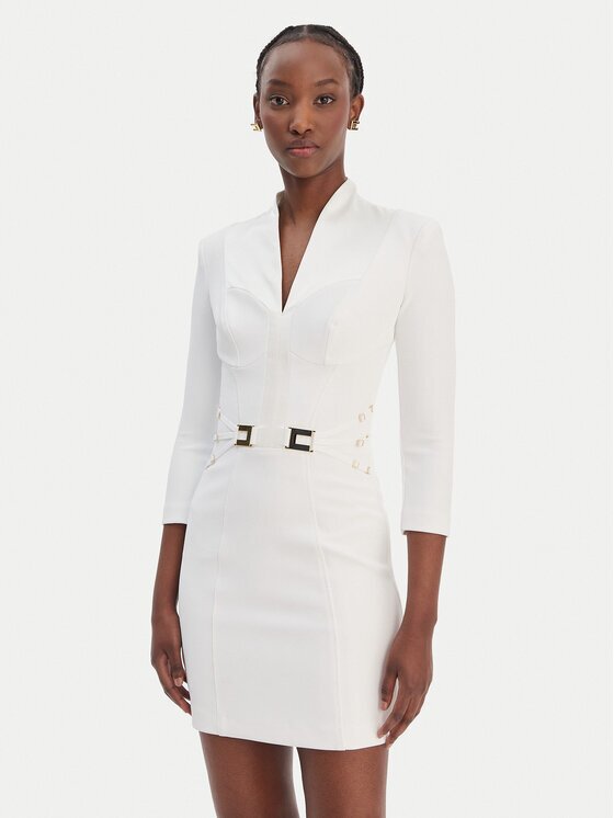 Elisabetta Franchi Коктейлна рокля AB-869-61E2-V520 Regular Fit