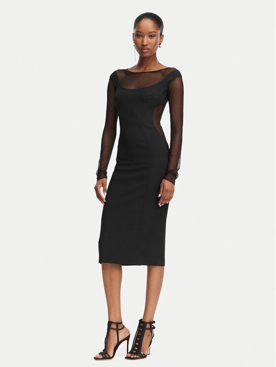 Elisabetta Franchi Коктейлна рокля AB-898-62E2-V390 Slim Fit