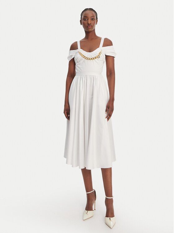 Elisabetta Franchi Коктейлна рокля AB-921-61E2-V590 Regular Fit