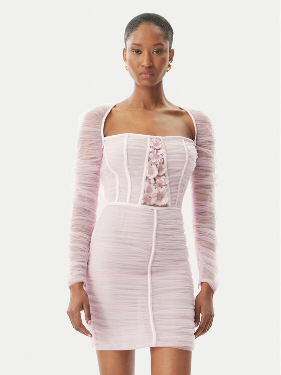 Elisabetta Franchi Коктейлна рокля AB68352E2 544 Slim Fit