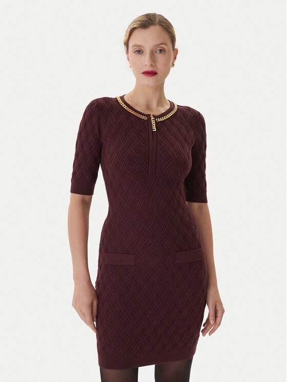 Elisabetta Franchi Коктейлна рокля AM-20B-56E2-V480 Regular Fit