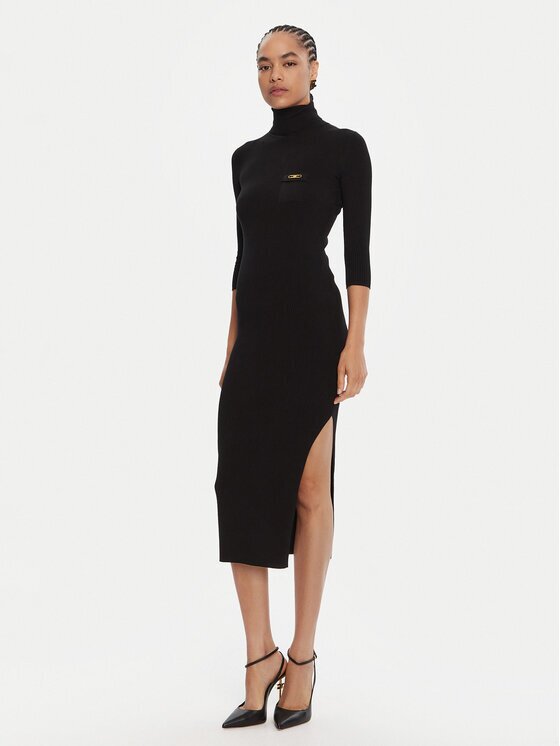 Elisabetta Franchi Плетена рокля AM-23B-56E2-V390 Slim Fit
