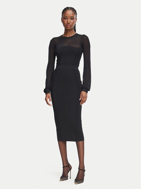 Elisabetta Franchi Плетена рокля AM-53B-67E2-V460 Slim Fit