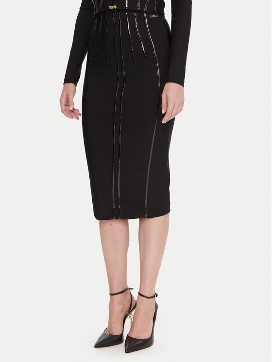 Elisabetta Franchi Пола тип молив GO-124-57E2-V460 Slim Fit