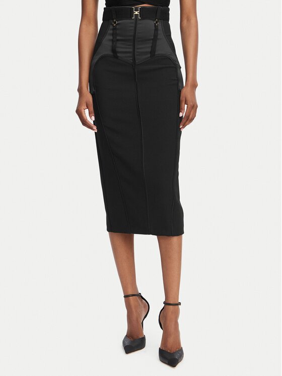 Elisabetta Franchi Пола тип молив GO-148-62E2-V440 Slim Fit
