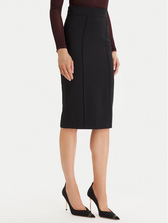Elisabetta Franchi Пола тип молив GO-159-61E2-V360 Екрю Regular Fit