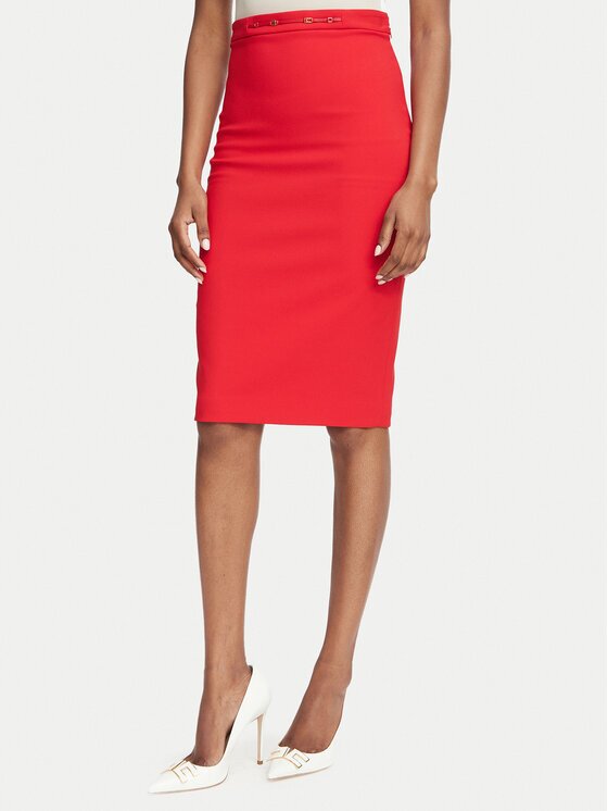 Elisabetta Franchi Пола тип молив GO-223-66E2-V320 Slim Fit