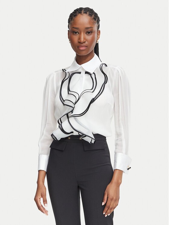 Elisabetta Franchi Риза CA-210-67E2-V490 Regular Fit